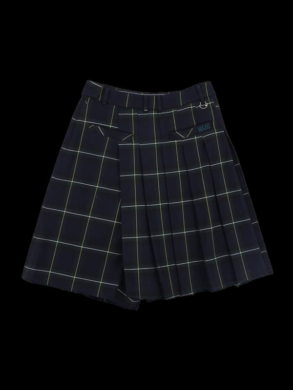 체크 스커트 팬츠
