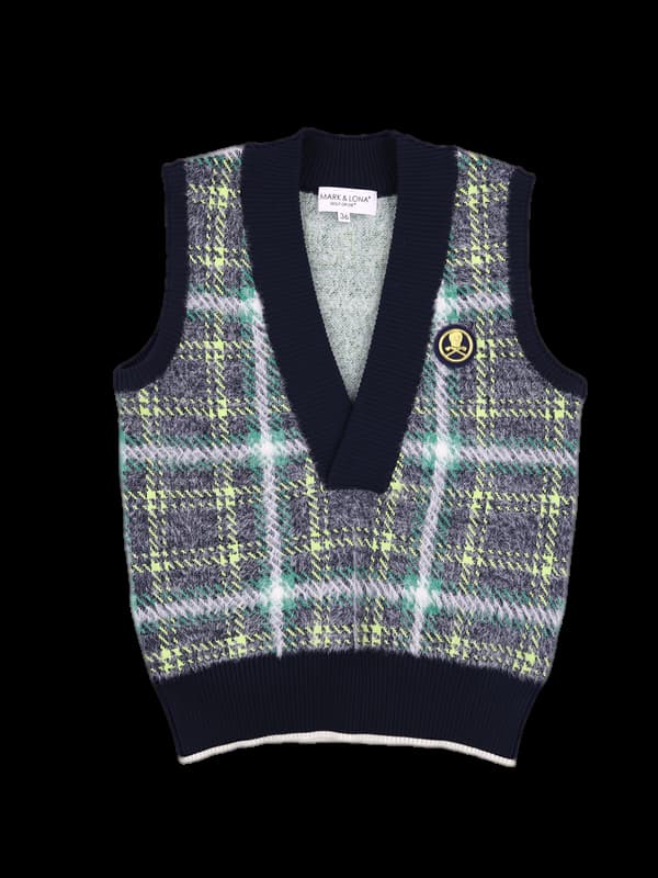 로고패턴 니트베스트