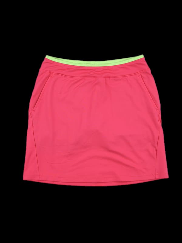 로고 미니 스커트