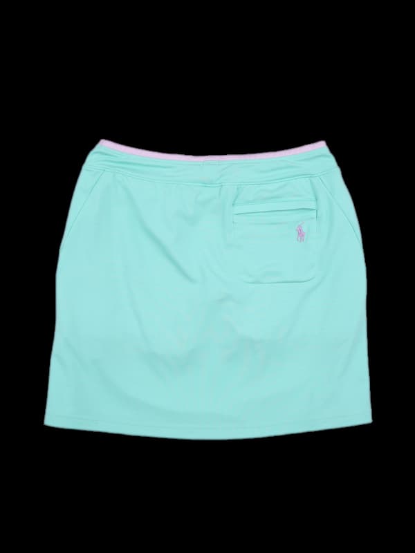 로고 미니 스커트