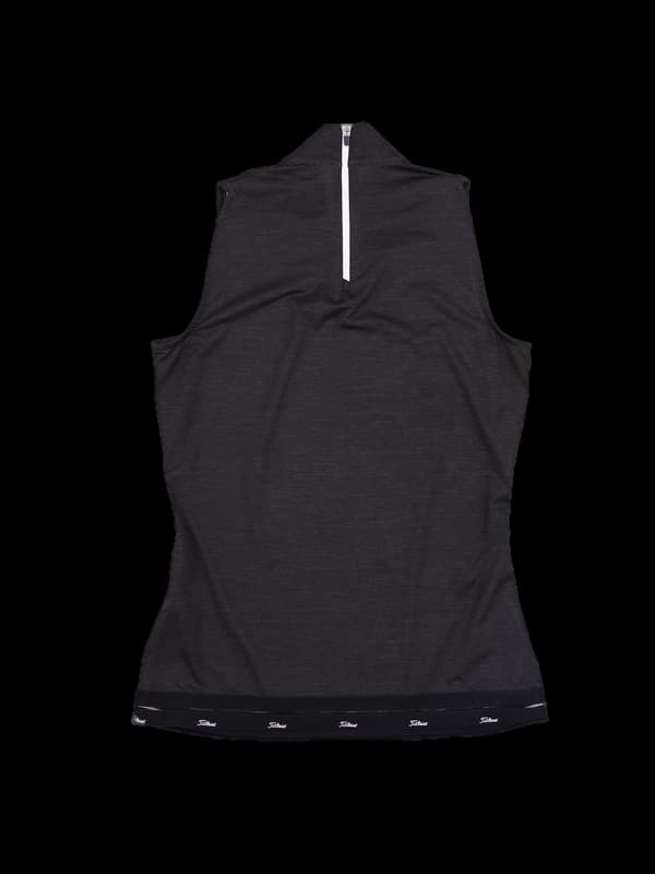 로고사이드 하이넥 민소매