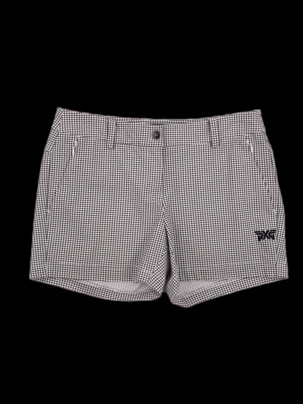 체크 로고 반바지