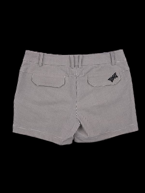 체크 로고 반바지