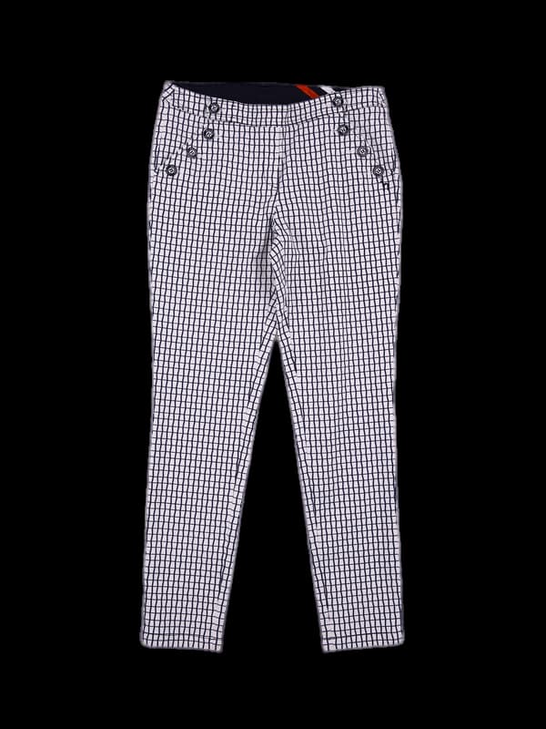 체크 패턴 팬츠