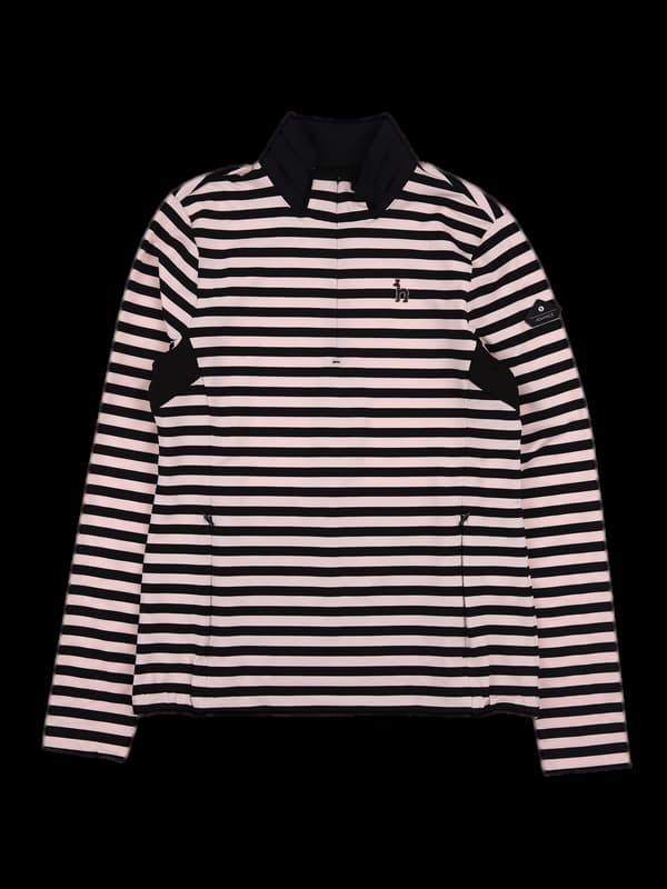 로고 스트라이프 긴팔