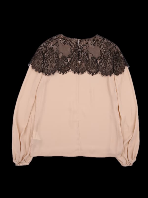 레이스 블라우스