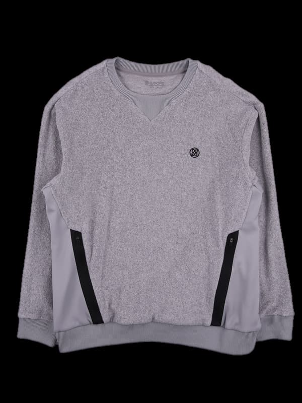 로고 플리스 긴팔