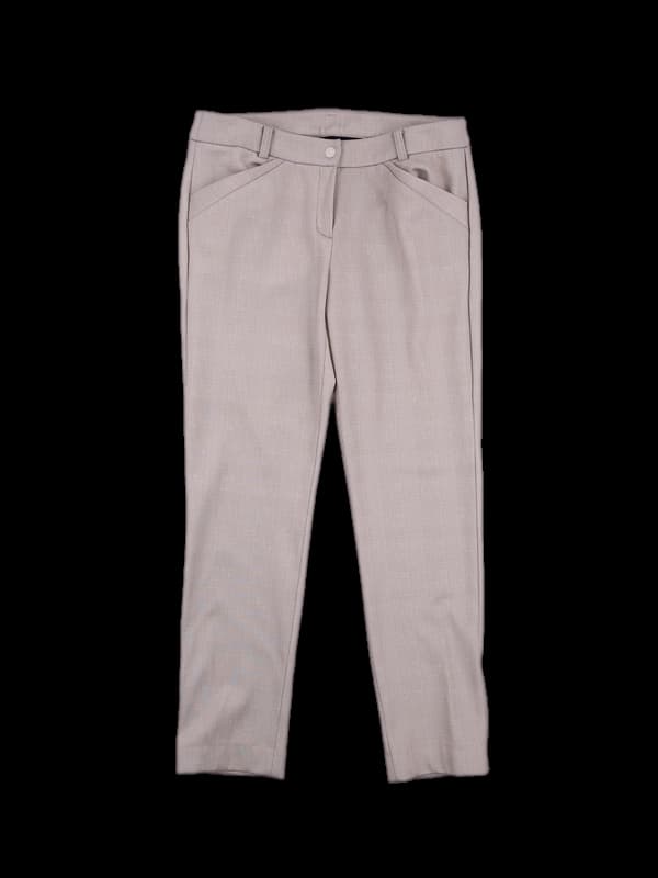 체크 기모 롱팬츠