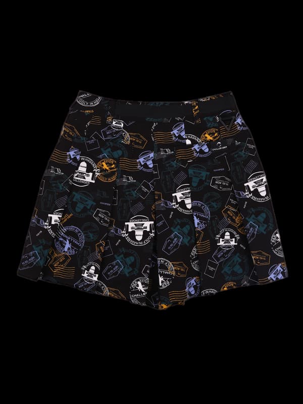 로고패턴 스커트팬츠