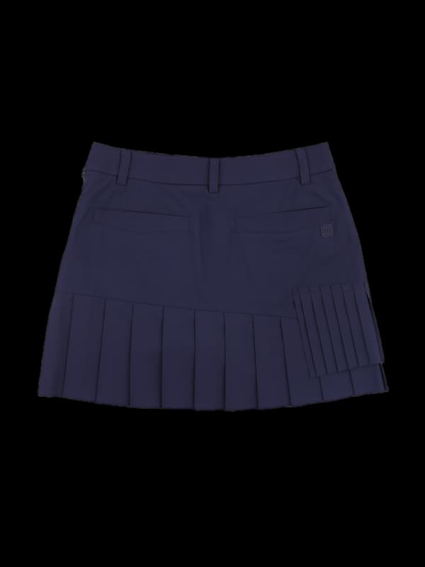 로고 언발 스커트