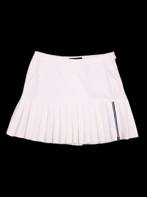 사이드 로고 스커트