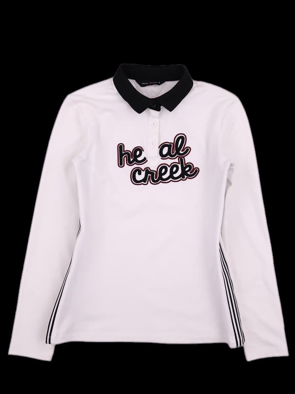 빅로고 카라 긴팔