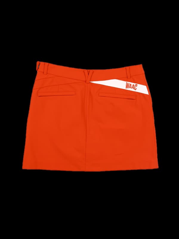 나일론 로고 스커트