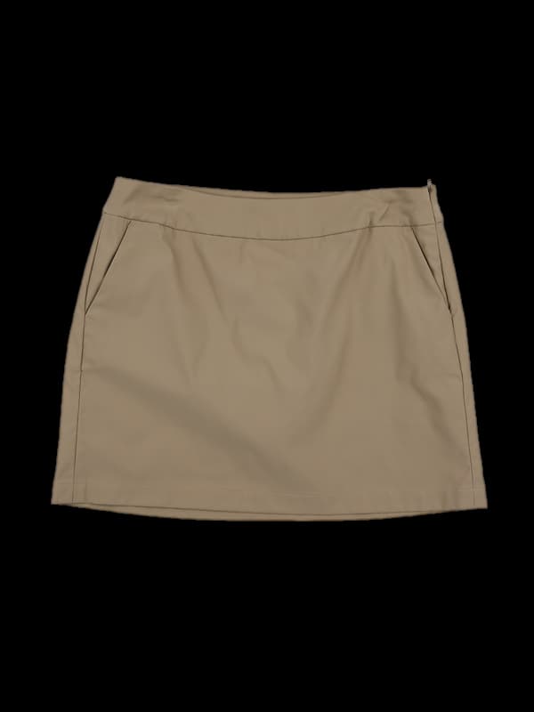 로고 미니 스커트