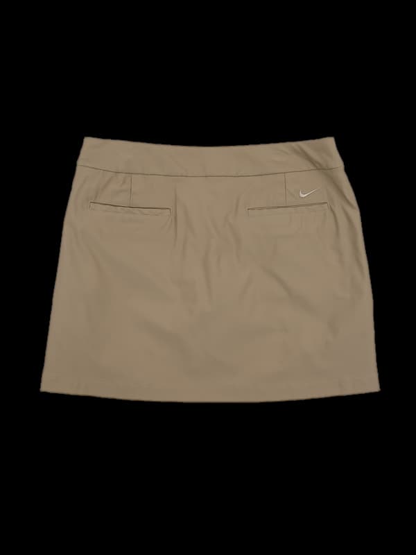 로고 미니 스커트