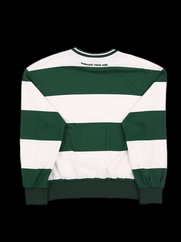 로고 스트라이프 긴팔