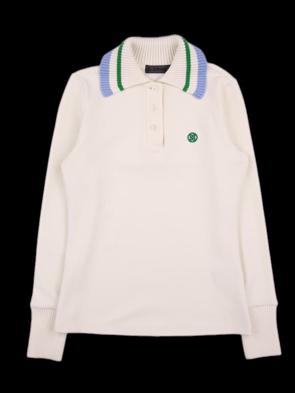 코튼 카라 긴팔