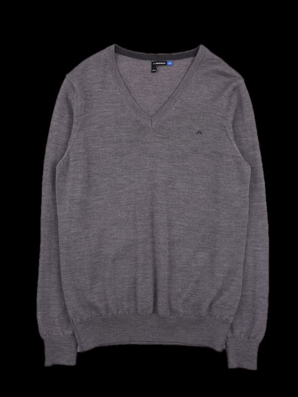 브이넥 긴팔 니트