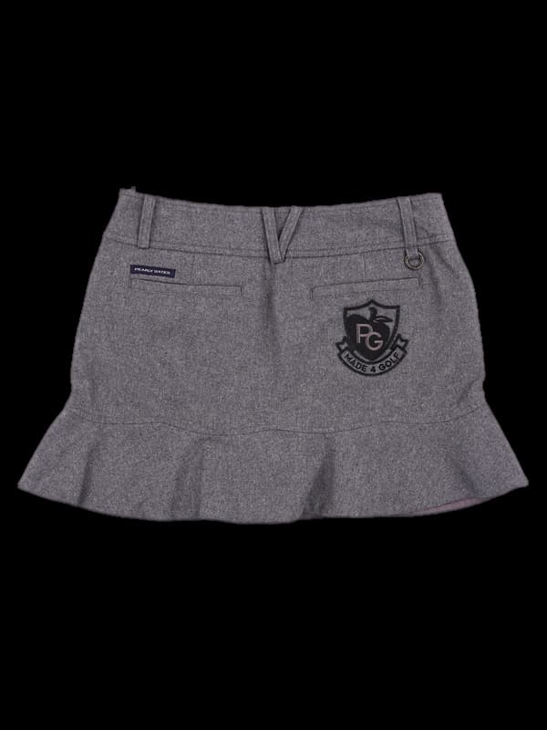 로고 울 스커트