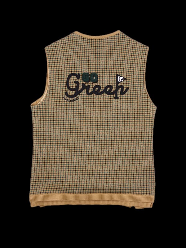 로고패턴 니트베스트