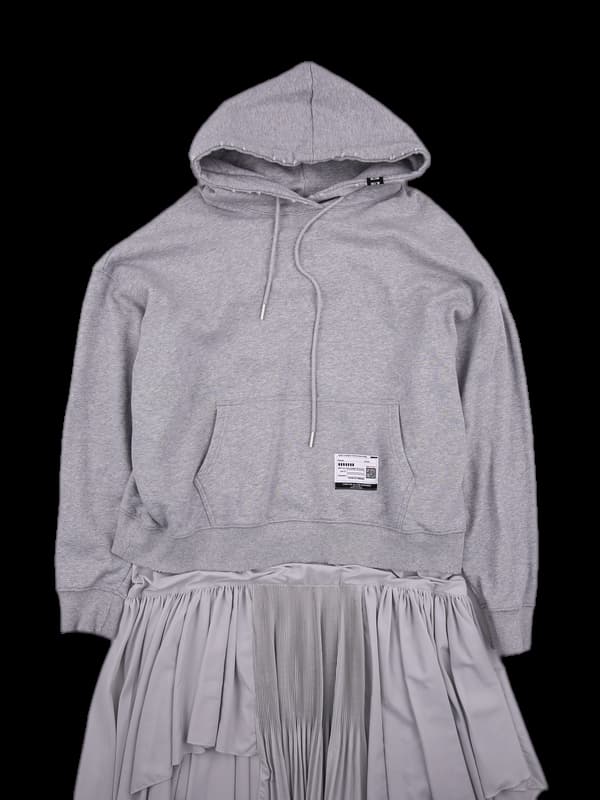 후드 긴팔 원피스