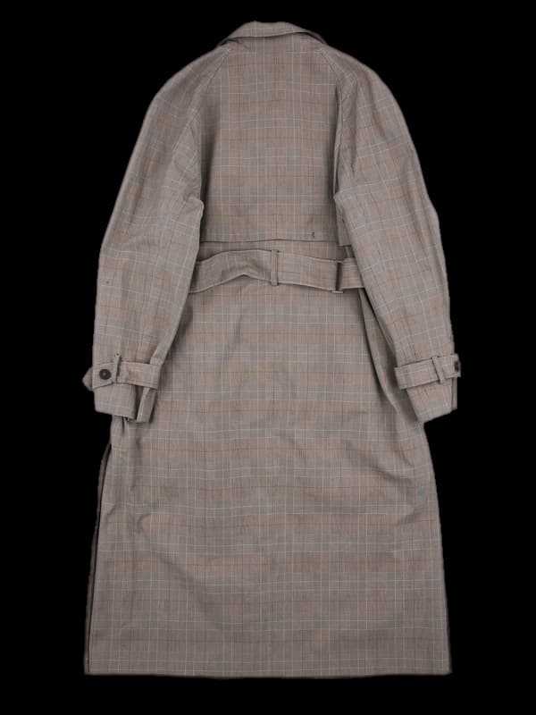 체크 트렌치코트