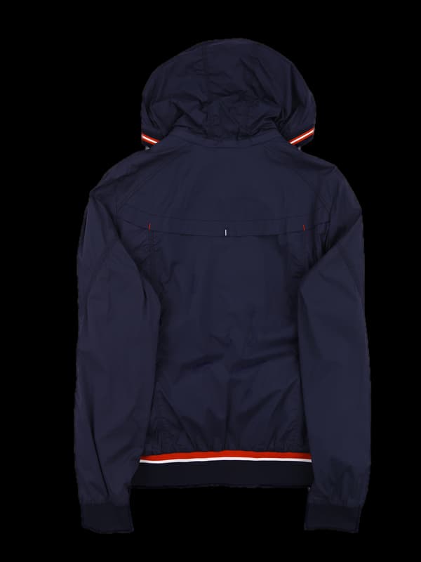 로고 나일론 후드집업