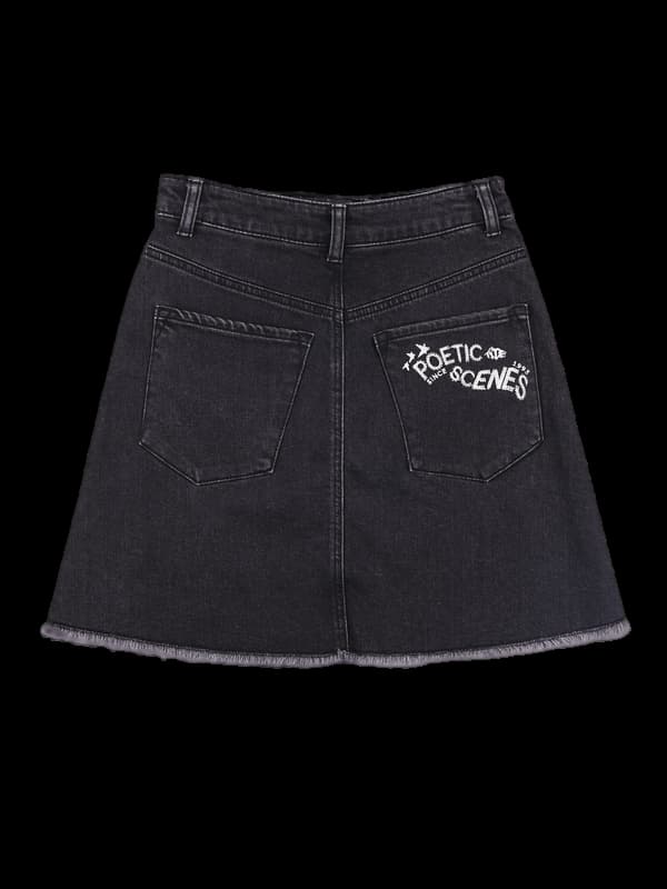 데님 미니스커트