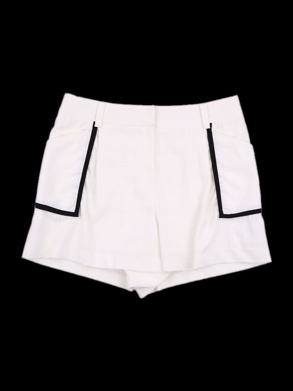 로고 패턴 반바지