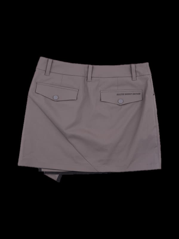 로고 나일론 스커트