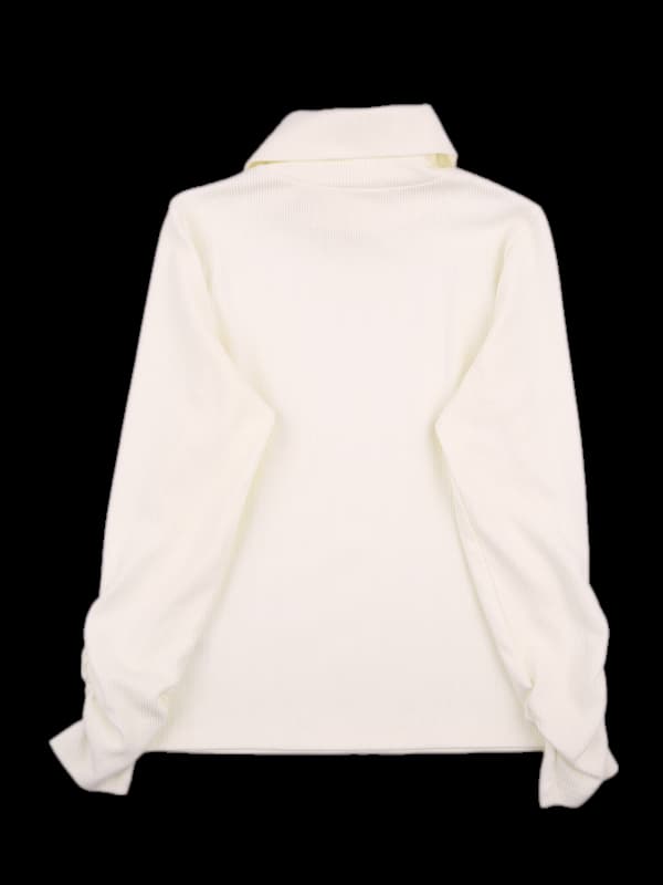 로고 골지 긴팔