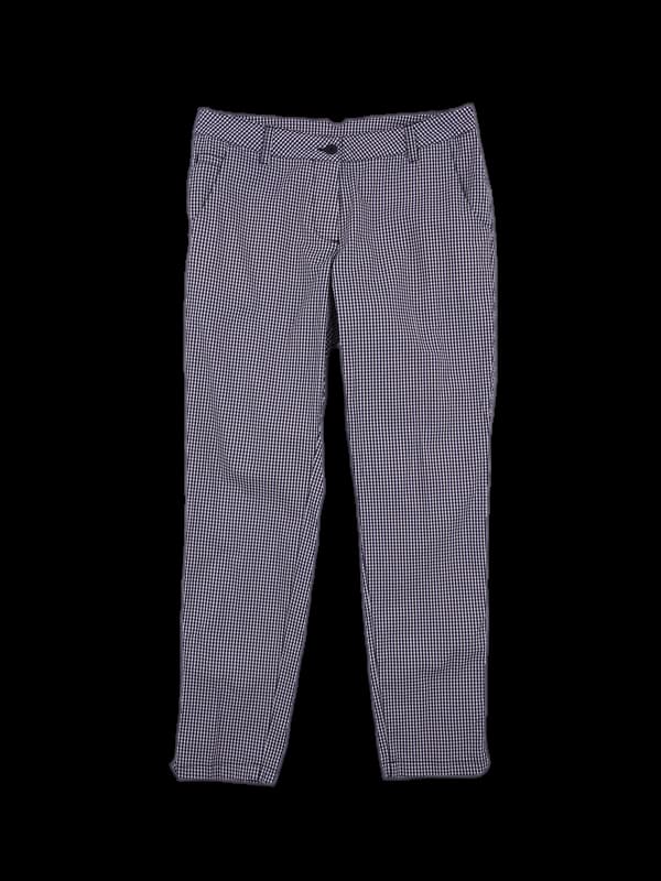 코튼 체크 팬츠