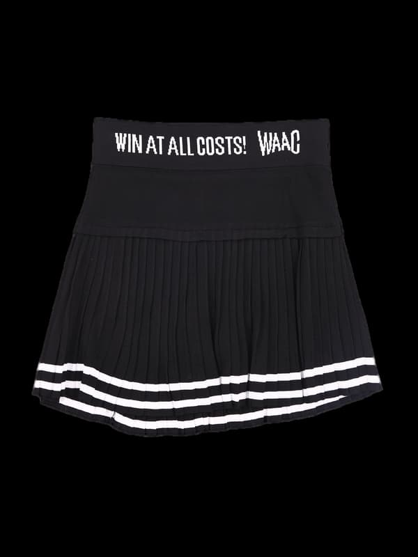 밴딩 니트 플리츠 스커트