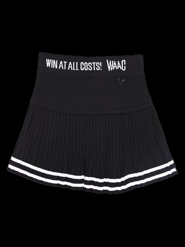 밴딩 니트 플리츠 스커트