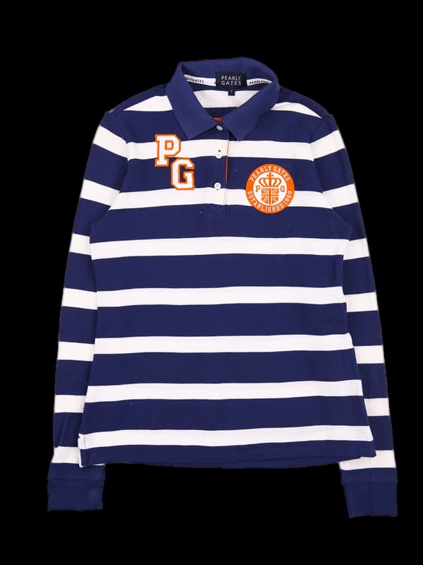 코튼 카라 긴팔