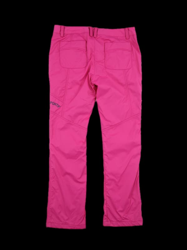 로고 나일론 기모팬츠