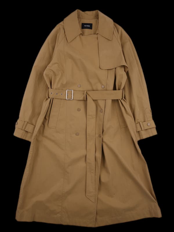 코튼 트렌치 코트
