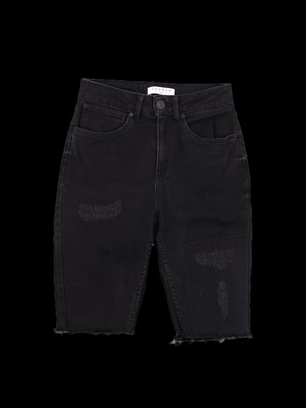 흑청 데님 반바지