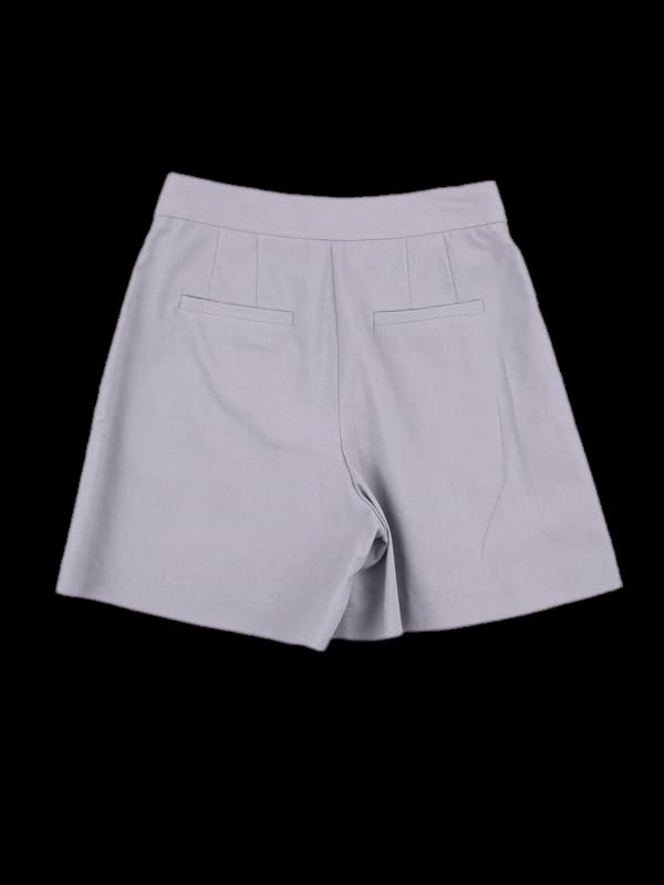 린넨 주름 반바지