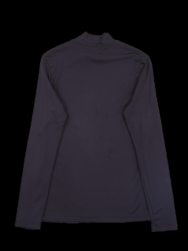 하이넥 긴팔 기모 티셔츠