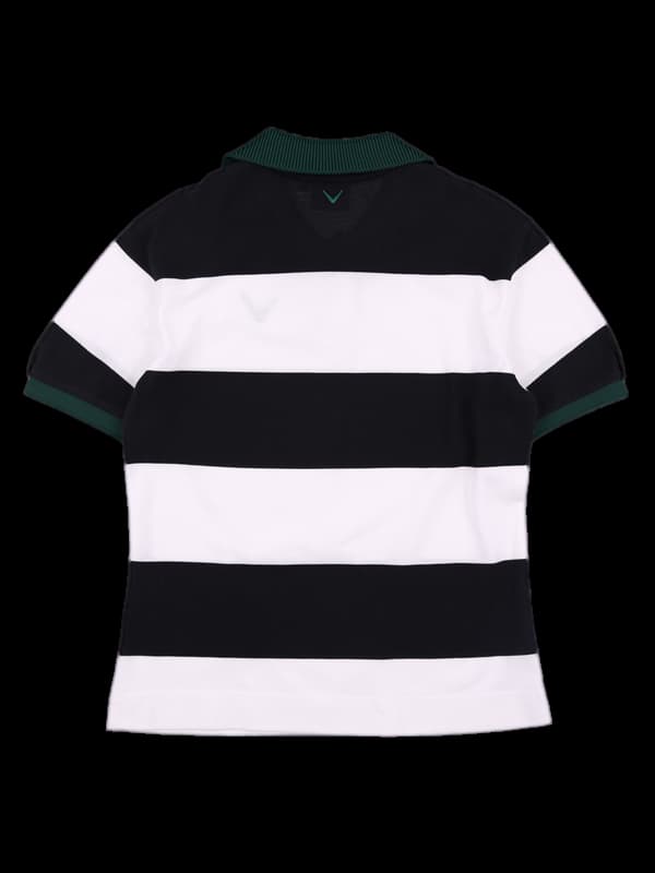 배색 반팔카라티