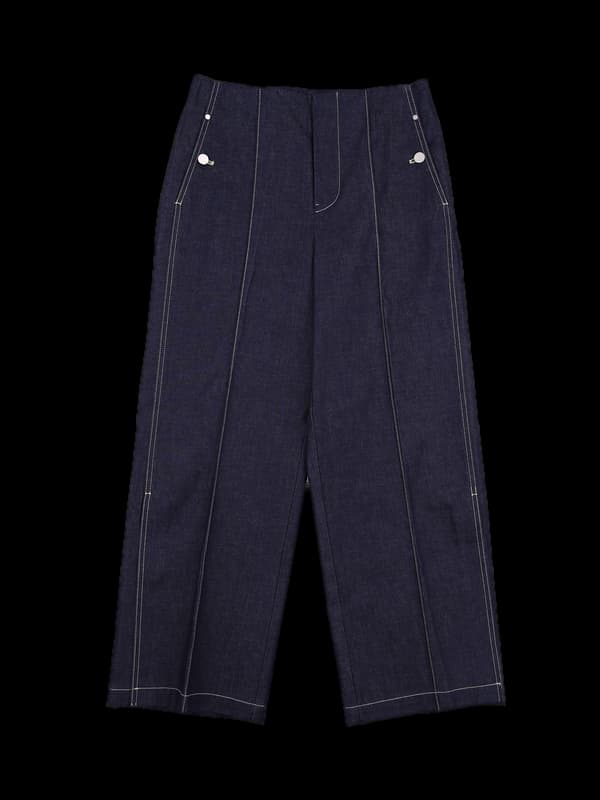 사이드 트임 데님 팬츠