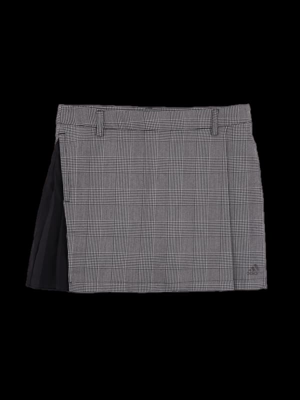 체크 밴딩 스커트