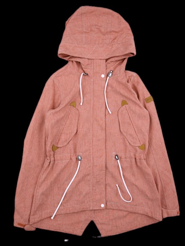 스트링 후드 자켓