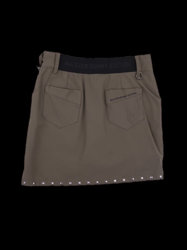 언밸런스 스터드 스커트