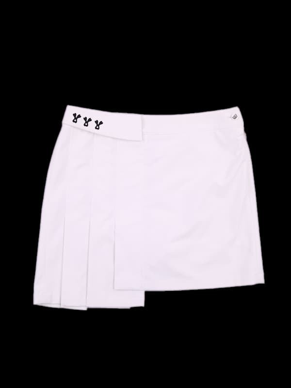 사이드 플리츠 스커트