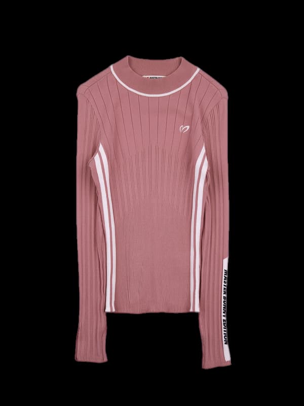 골지 긴팔 니트