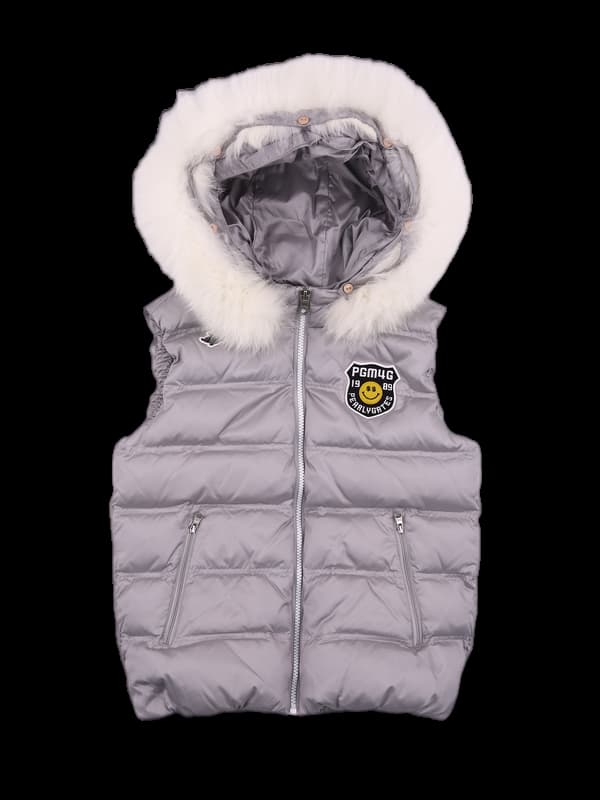 후드 패딩 베스트