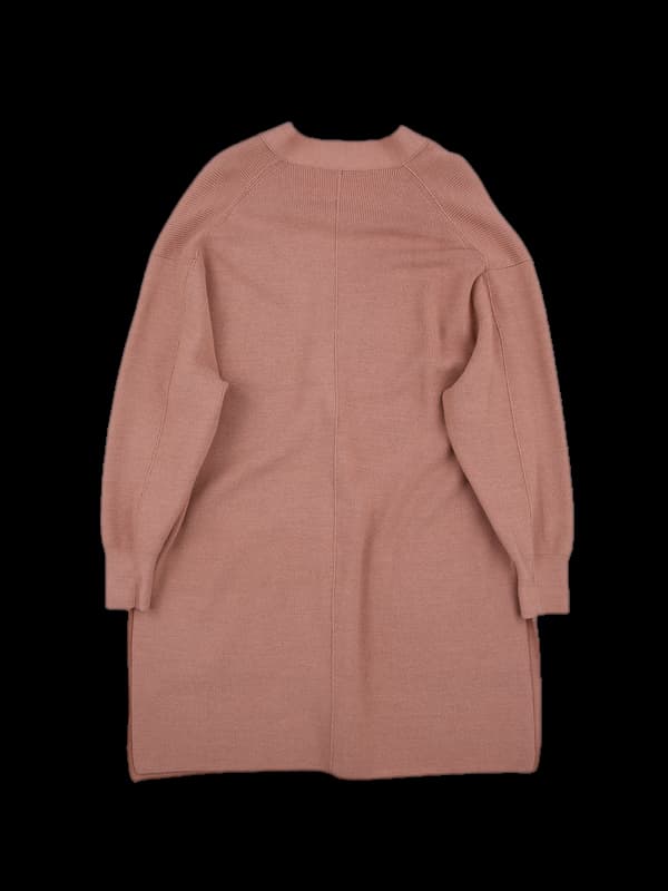 단추장식 브이넥 롱가디건