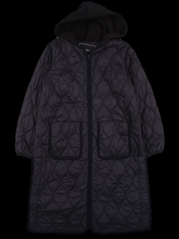 누빔 라이트 롱 패딩